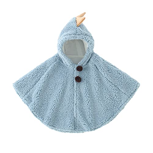 IBLUELOVER Kapuze Cape Baby Umhang mit Kapuze Dicke Poncho Warm Kinder Mantel Winter Herbst Mädchen Jungen Jacke Kleinkind Oberbekleidung Outdoor Winddicht Outwear von IBLUELOVER