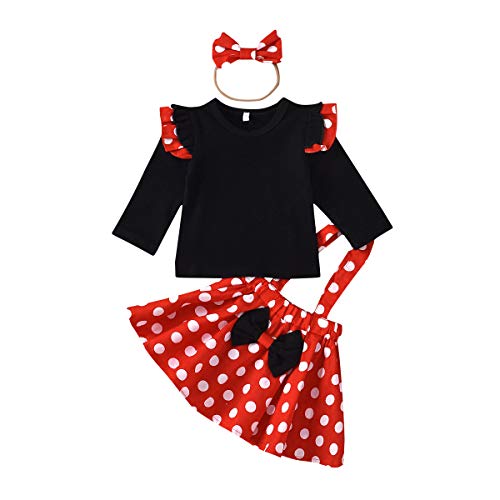 Baby Mädchen Kleider My 1st Birthday 1 Geburtstag Party Baby Minnie Maus Polka Dot Prinzessin Outfit 3 Stücke Outfits Strampler Tops Rock Stirnband Rot-08 12-18 Monate Baby Mädchen Kleider My 1st Birthday 1 Geburtstag Party Baby Minnie Maus Polka Dot Prinzessin Outfit 3 Stücke Outfits Strampler Tops Rock Stirnband Rot-08 12-18 Monate von IBTOM CASTLE