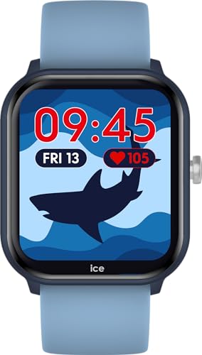 ICE-WATCH - Ice smart junior 2.0 Blue Light Blue - Blaue Kinder Connected Watch mit hellblauem Silikonarmband - 022795 (1,75 inch) von ICE-WATCH