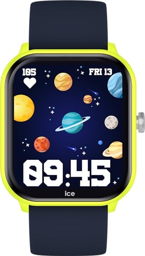 ICE-WATCH - Ice smart junior 2.0 Yellow - Gelbe Connected Watch für Kinder mit blauem Silikonarmband - 022791 (1,75 inch) von ICE-WATCH