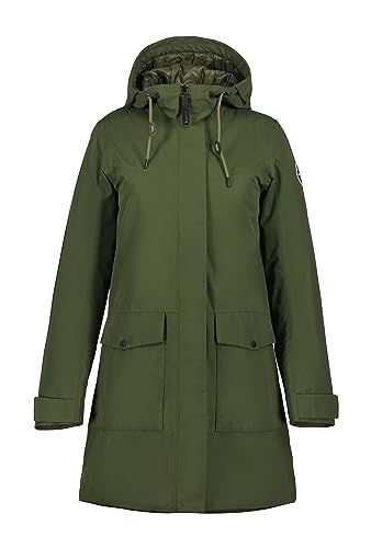 ICEPEAK Alpena Parka für damen Dunkel Grün 44 von ICEPEAK