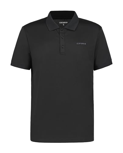 ICEPEAK BELLMONT Poloshirt für Herren Schwarz M von ICEPEAK