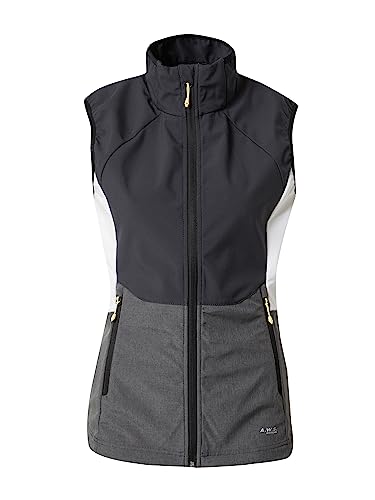 ICEPEAK Damen Sportweste BRANSON anthrazit/graumeliert/weiß 36 von ICEPEAK