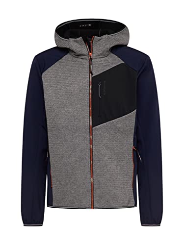 ICEPEAK Herren Outdoorjacke DANFORT graumeliert/navy 50 von ICEPEAK