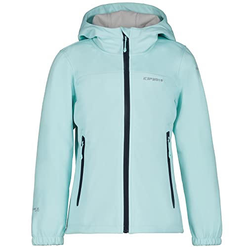 ICEPEAK Softshell Jacke KLEVE JR für Mädchen Tuerkis 128 von ICEPEAK