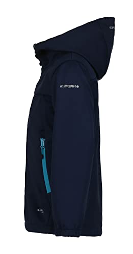 ICEPEAK Softshell Jacke KLINE JR für Jungen Dunkel Blau 128 von ICEPEAK