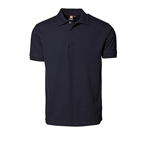 PRO Wear Poloshirt mit Druckknopf (S, navy) von ID Identity