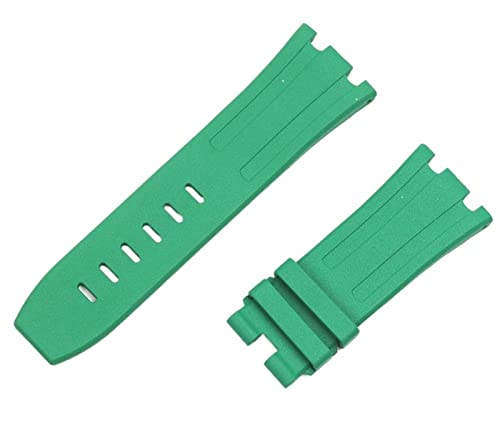 IENYU Uhrenarmband für Audemars und Piguet Belt15703 15710 15706, 28 mm, natürliches Fluorkautschuk-Silikon, 28mm rose buckle, Achat von IENYU