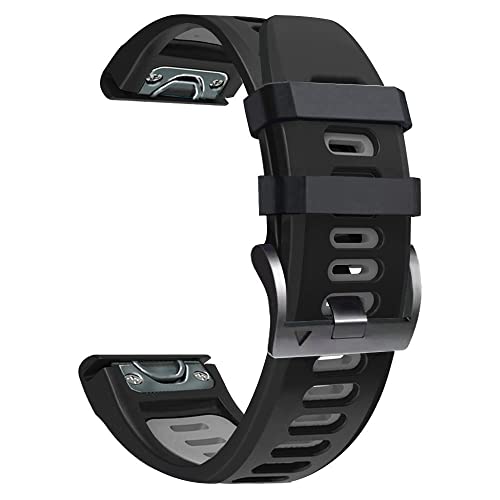 IENYU Uhrenarmband für Garmin Fenix 7, 7X, 6, 6X, Pro, 5, 5X, Plus, 3HR, Fenix6, Silikon, Schnellverschluss, Easyfit-Armband, 26 mm, 22 mm, 26mm For Fenix 6X 6XPro, Achat von IENYU