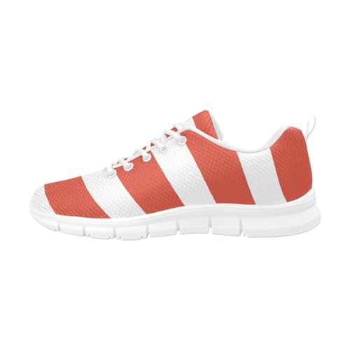 IFCXA Damen Laufschuhe Österreich Flagge Leichte Atmungsaktive Laufschuhe Mode Sneaker, mehrfarbig, 38 EU von IFCXA