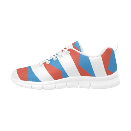 IFCXA Luxemburg Flag Damen Leichte Atmungsaktive Laufschuhe Mode Sneaker, mehrfarbig, 46 EU von IFCXA