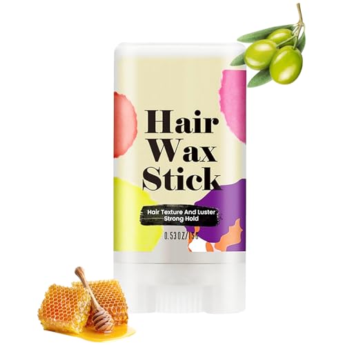 1 Pcs Hair Wax Stick Wax Stick For Hair Haarwachs Stick Wachs Stick Haare Hair Stick Geeignet Für Perücken Krauses Lockiges Haar Kinderhaar Frisuren Kaputtes Haar Koteletten-Styling von IJHYGD