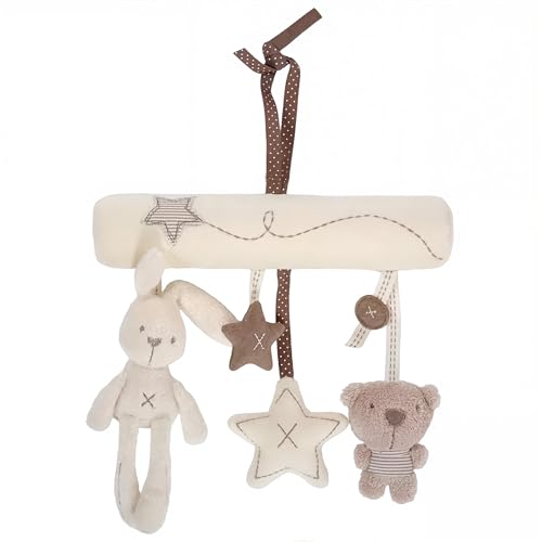 IKOPFLN 1 Stück Kinderwagen Spielzeug - Plüschtiere,Babyschale Spielzeug,Tierkaninchen-Hängespielzeug,Baby Spielzeug ab 3 Monate Neugeborenes Geschenke IKOPFLN 1 Stück Kinderwagen Spielzeug - Plüschtiere,Babyschale Spielzeug,Tierkaninchen-Hängespielzeug,Baby Spielzeug ab 3 Monate Neugeborenes Geschenke von IKOPFLN