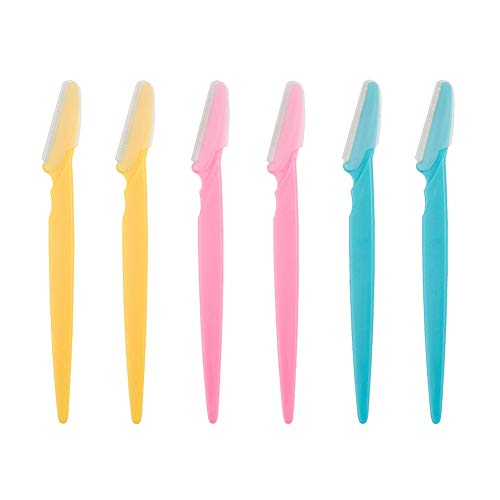 Augenbrauenrasierer, Augenbrauen Rasierer Trimmer, Gesicht Rasiermesser, Dermaplaning Rasierklingen Beauty Eyebrow Shaper Razors Damen 6 St Augenbrauenrasierer, Augenbrauen Rasierer Trimmer, Gesicht Rasiermesser, Dermaplaning Rasierklingen Beauty Eyebrow Shaper Razors Damen 6 St von ILLUVA
