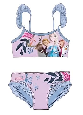 FROZEN | Bikini-Badeanzug 2 Stück Top und Badehöschen für Mädchen und Mädchen, Slip für Meer und Schwimmbad (3-4 Jahre) von ILS I LOVE SHOPPING