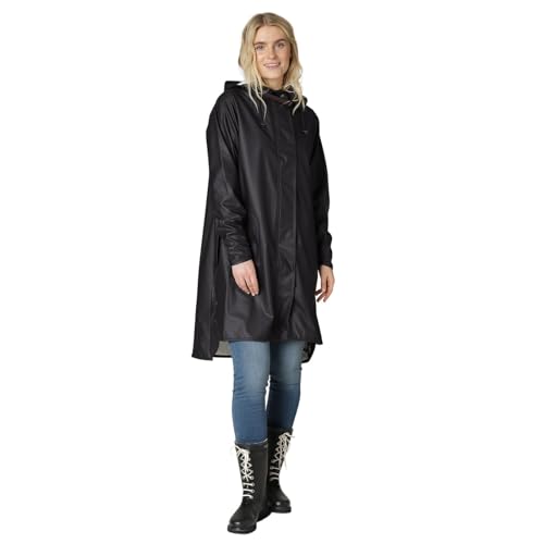 Ilse Jacobsen HORNBÆK | RAIN71 | Langer Damen Regen Parka | Elegante A-Linie | Abnehmbare Kapuze | Wasserdicht Winddicht | Polyester mit Gummi Überzug | Schwarz | 42 Ilse Jacobsen HORNBÆK | RAIN71 | Langer Damen Regen Parka | Elegante A-Linie | Abnehmbare Kapuze | Wasserdicht Winddicht | Polyester mit Gummi Überzug | Schwarz | 42 von Ilse Jacobsen
