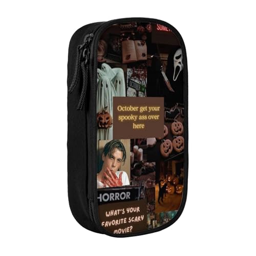 ILWVWVHK Halloween Horror Movie Federmäppchen mit Magnetverschluss Schnellzugriff Design für Stifte, Haftnotizen, Büroklammern ILWVWVHK Halloween Horror Movie Federmäppchen mit Magnetverschluss Schnellzugriff Design für Stifte, Haftnotizen, Büroklammern von ILWVWVHK