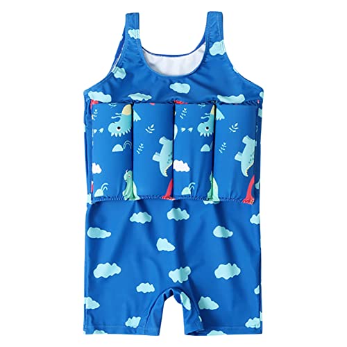 IMEKIS Kind Mädchen Jungen Float Badeanzug Einteilige Blume Tier Bademode Baby Schwimmen Lernen Schwimmen Trainingshilfe Weste Auftrieb Wassersport Swimwear Strand Schwimmen Kostüm von IMEKIS