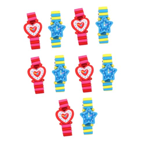 IMIKEYA 10Stücke Holzspielzeug Armbanduhr für Lernspielzeug für Jungen um Handys Fernzuhalten Spaß zu für Schulanfang IMIKEYA 10Stücke Holzspielzeug Armbanduhr für Lernspielzeug für Jungen um Handys Fernzuhalten Spaß zu für Schulanfang von IMIKEYA