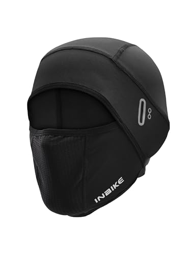 INBIKE Sturmhaube Sommer Motorrad Fahrrad Herren Damen Kühlung Balaclava Elastisch UV Schutz Halbe Maske Atmungsaktiv Leicht Gesichtsmaske Ohne Hals von INBIKE