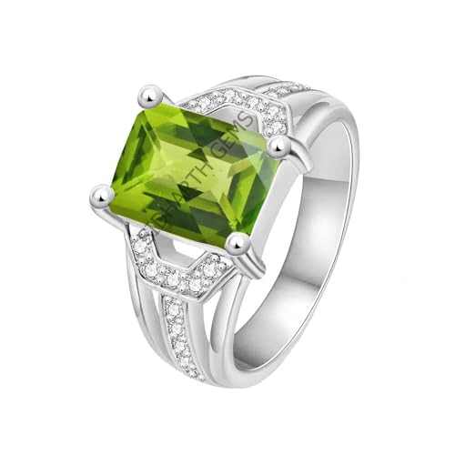 INDIA MADE B0CKN6KTC7 Ring Ratti 9,00 Karat zertifizierter grüner Peridot Edelstein Messing Fingerring verstellbar Anguthi für Damen und Herren INDIA MADE B0CKN6KTC7 Ring Ratti 9,00 Karat zertifizierter grüner Peridot Edelstein Messing Fingerring verstellbar Anguthi für Damen und Herren von INDIA MADE