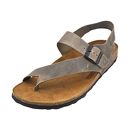 INTER-BIOS 9512 Sandalen, Zehenschutz, Leder, Bio-Leder, Braun, 43 EU von Inter Bios