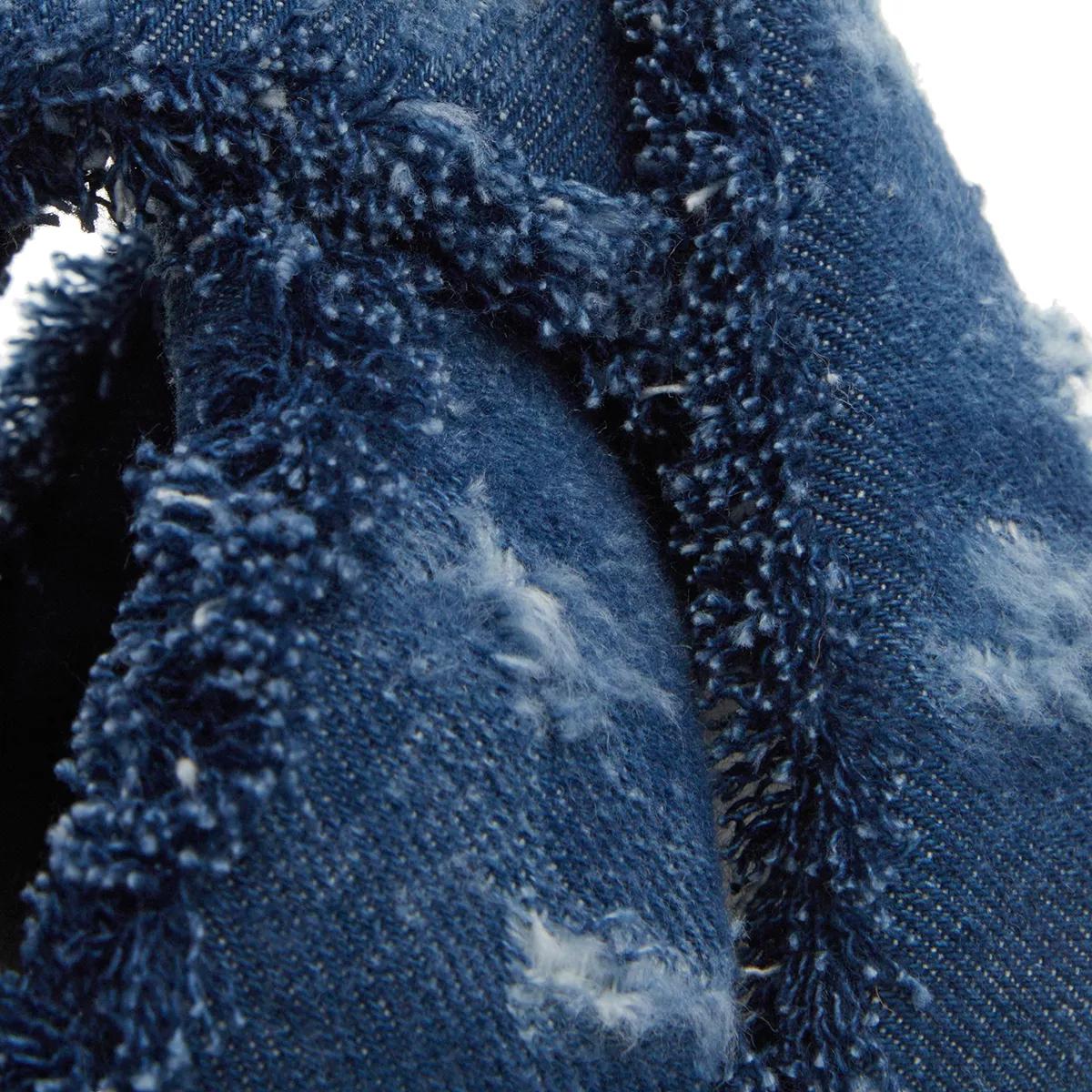 INUIKII Slipper & Pantoletten - Soft Crossed Jeans - Gr. 38 (EU) - in Blau - für Damen von INUIKII