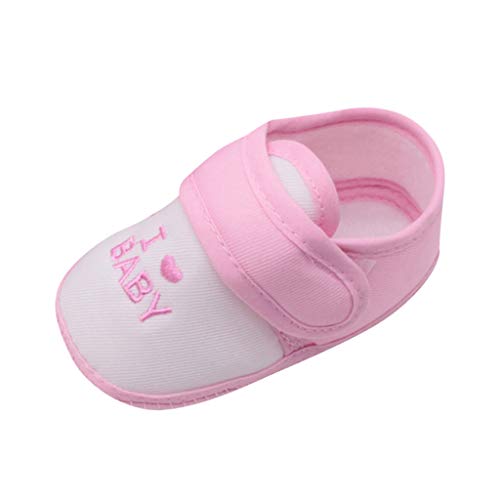 IQYU Baby Schuhe 0 3monate Madchen Lauflernschuhe Mädchen mit weichen Kinder Hausschuhe Jungen Mädchen Hüttenschuhe Pantoffeln Bequem Leicht Rutschfeste Kleinkinder Lauflernschuhe Kleinkind Schuhe von IQYU