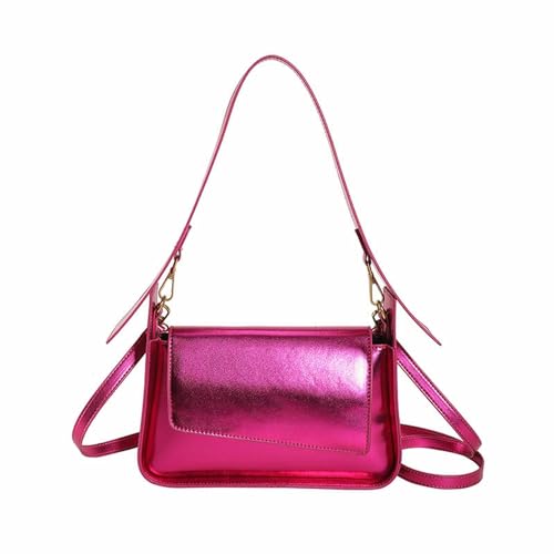 IQYU Bauch Taschen Damen Abendtasche, Damen-Geldbörse, Tragetasche, helles, Partytasche, niedliche Umhängetaschen, Clutch-Geldbörsen Channel Taschen Damen Hänge Taschen (Hot Pink, One Size) von IQYU