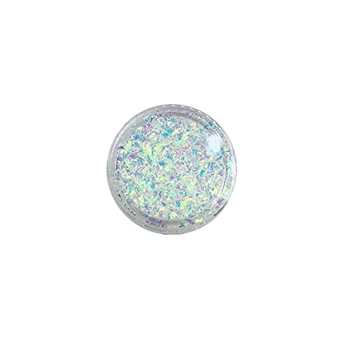 IQYU Farbenfroh Magazin Körper Glitzer Konzerte Musik Festival Rave Zubehör Gesicht Glitzer Gel Pailletten Glitzer Gesichtsfarbe Chunky Glitter Für Augen Lippen Haare Funkelndes Gel (A, One Size) von IQYU