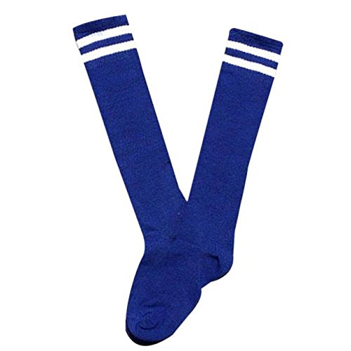 IQYU Frottee Socken Sport Lange Socke über Hockeysocken Hohe Fußballknie-Baseball-Fußballsocken Bunte Sneaker Socken Damen 39-42 von IQYU