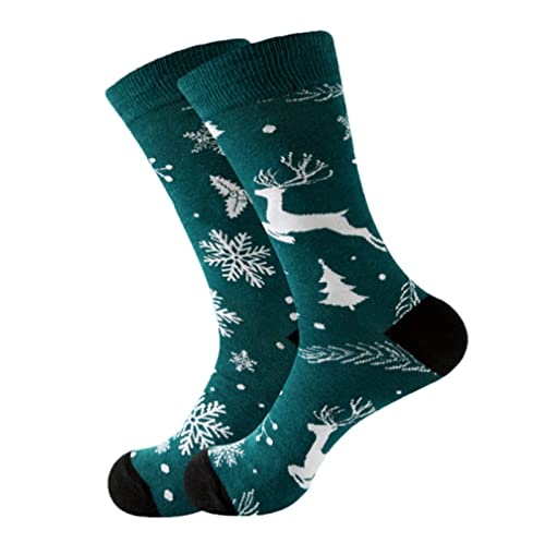 IQYU Gestrickte Socken Bier Vintage FashionLong Socke Bequeme Unisex-Kaschmir-Weihnachtssocken Socken Männer Socken 39-42 (G, One Size) von IQYU