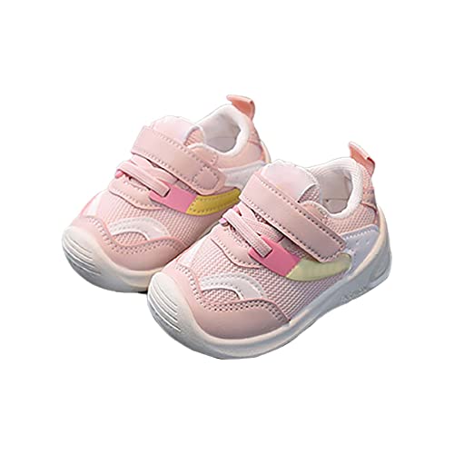 IQYU MäDchen Sneaker Schuhe Lauflernschuhe Baby Rutschfeste Leichte Sport Kind Schuhe Weicher Boden Komfortable Walking Schuhe Casual Mode Freizeitschuhe Klettverschluss Kleine Kinder Sportschuhe von IQYU