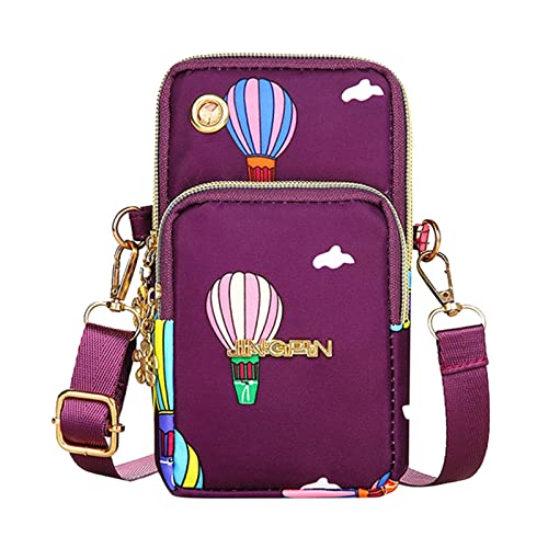 IQYU Rollstuhl Zubehör Taschen Mädchen Laufen Sport Crossbody Handytasche Mode Telefon Arm Tasche Für Frauen Schulter Handgelenk Tasche Marienkäfer Taschen Lampe (C, One Size) von IQYU