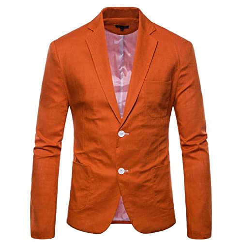 IQYU Sakko Herren Sportlich Business Blazerjacke Sakkos Anzug Jacke Hose Modern Freizeit Anzugjacke Sakkos-Anzugjacken Einfarbig Jackett Jackett Hochzeit von IQYU