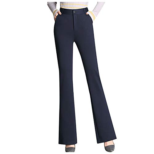 IQYU Schlaghose Damen Stretch Anzughose Schwarz High Waist Freizeithose Elegant Schlaghosen Beine Pants Vintage Business Stretchhose Bootcut Hosen Schlag Hose Marlenehose Stoffhose IQYU Schlaghose Damen Stretch Anzughose Schwarz High Waist Freizeithose Elegant Schlaghosen Beine Pants Vintage Business Stretchhose Bootcut Hosen Schlag Hose Marlenehose Stoffhose von IQYU