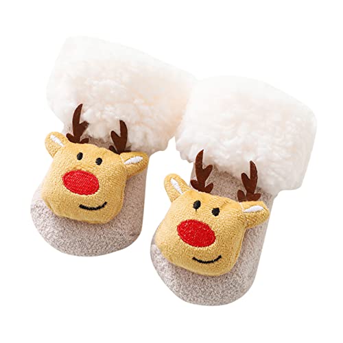 IQYU Weihnachten Baby Socken Winter Warm Kindersocken Weicher Thermosocken Hüttensocken Jungen Mädchen Boden-Socken Baumwolle Krabbelschuhe Neugeborene 0-6 Monate Wintersocken IQYU Weihnachten Baby Socken Winter Warm Kindersocken Weicher Thermosocken Hüttensocken Jungen Mädchen Boden-Socken Baumwolle Krabbelschuhe Neugeborene 0-6 Monate Wintersocken von IQYU