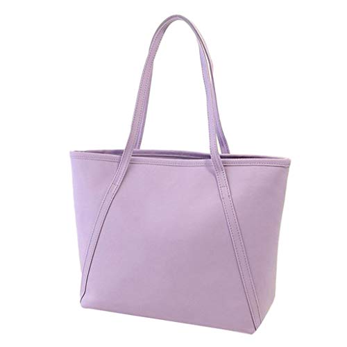 IQYU Zugvögel Taschen Schweiz Kapazität solide Gesandter Damen-Taschen Handtasche Satchel Shoulder Weste Mit Taschen Jungs (Purple, One Size) von IQYU