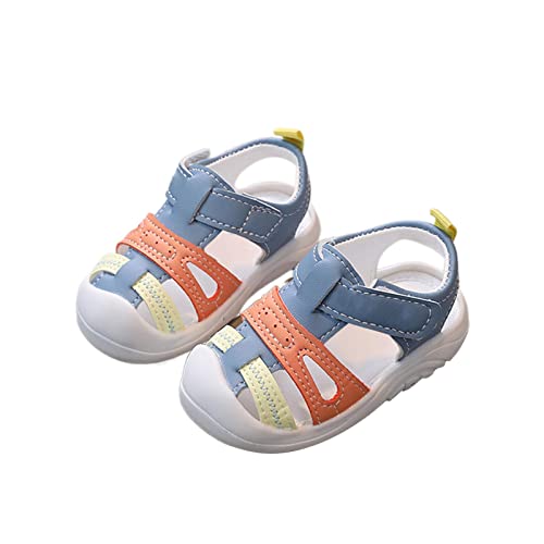 Kinder Lauflernschuhe MäDchen Jungen Sandalen Strand Schuheweiche Rutschfeste Gummisohle Bequem Kleinkind Baby Wanderschuhe Flache Schuhe Sommersandalen Strand Schuhe Atmungsaktive Kleinkindschuhe von IQYU