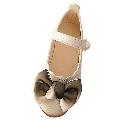 Kinderschuhe Mädchen Lederschuhe Tanzprinzessin Schuhe Mary Jane Halbschuhe Sommer Partyschuhe Kinder Sandalen Einzelne Schuhe Elegant Tanzschuhe Pumps Schuhe Ballerinas Kinderschuhe Glitzer Schuhe von IQYU