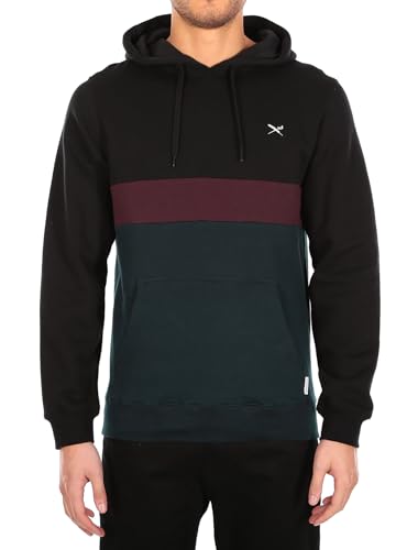 IRIEDAILY Herren Bio-Baumwoll Kapuzenpullover - Court 2 Hoody in Dark Orion, S von IRIEDAILY