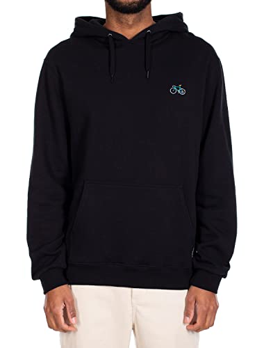 IRIEDAILY Herren Kapuzenpullover - Peaceride Hoodie in Black, M von IRIEDAILY