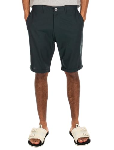 IRIEDAILY Kurze Chino Hose Herren - Golfer Chambray Short in Nightforest, W32 von IRIEDAILY