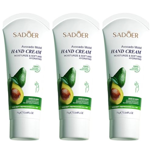 ISAKEN Handcreme Set, 3 Stück Frucht Feuchtigkeitsspendend Handcreme Fußcreme Geschenkset für Frauen Mutter Männer, Trockene Rissige Hände Füße, Pflegecreme zu Geburtstag, Weihnachten, Neujahr von ISAKEN