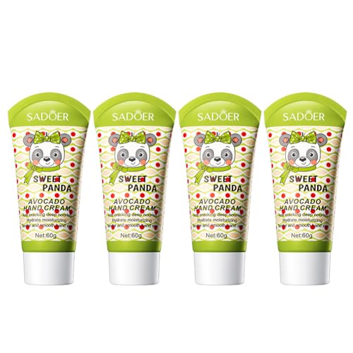 ISAKEN Handcreme Set, 4 Stück Parfümierte Feuchtigkeitsspendend Handcreme Fußcreme, Geschenkset für Frauen Männer, Körpercreme Geschenkset für Muttertag Weihnachten Geburtstagsgeschenke von ISAKEN