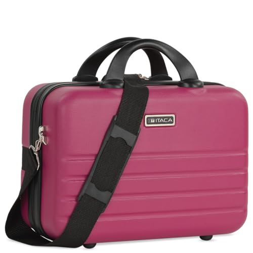 ITACA - Kosmetikkoffer Hartschale Groß, Beautycase Damen, Trolley & Handgepäck Koffer: Beauty Case Hartschale, Kosmetik Koffer, Kosmetiktasche Groß - Ideal für Reisen! 771135, Erdbeere von ITACA