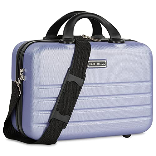 ITACA - Kosmetikkoffer Hartschale Groß, Beautycase Damen, Trolley & Handgepäck Koffer: Beauty Case Hartschale, Kosmetik Koffer, Kosmetiktasche Groß - Ideal für Reisen! 771135, Malve von ITACA