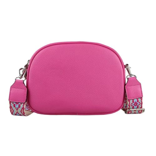 Damen Tasche Crossbody Umhängetasche Gürteltasche Bodybag Schultertasche Crossover Damentasche Kunstleder Handtasche Muster Taschengurt Reise Pink Gurt mit Muster Damen Tasche Crossbody Umhängetasche Gürteltasche Bodybag Schultertasche Crossover Damentasche Kunstleder Handtasche Muster Taschengurt Reise Pink Gurt mit Muster von ITALYSHOP24
