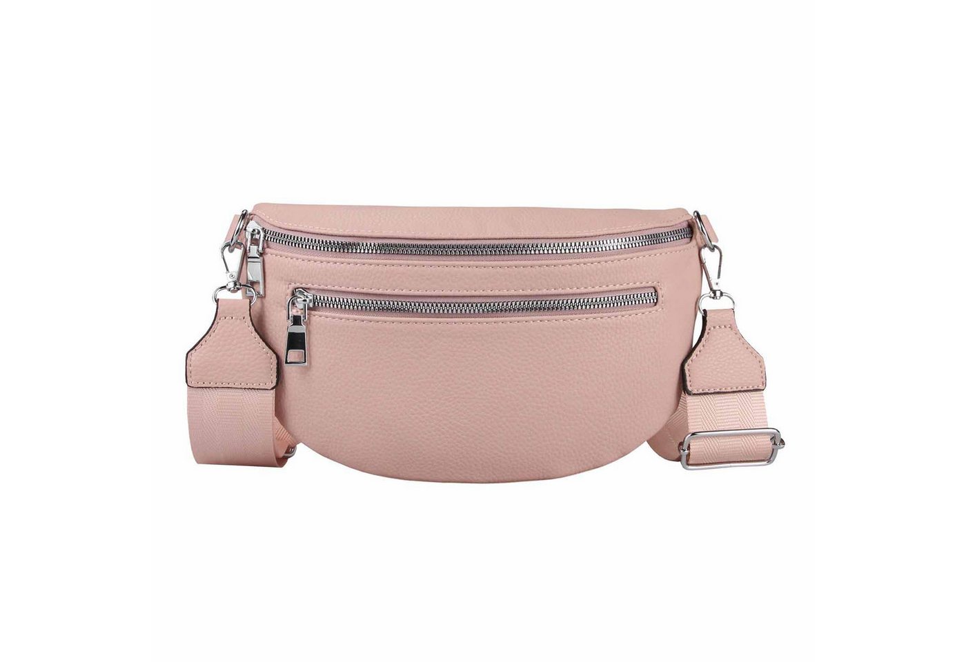 ITALYSHOP24 Bauchtasche Damen Gürteltasche Hüfttasche Bodybag Handytasche, als Schultertasche, CrossOver, Umhängetasche tragbar von ITALYSHOP24