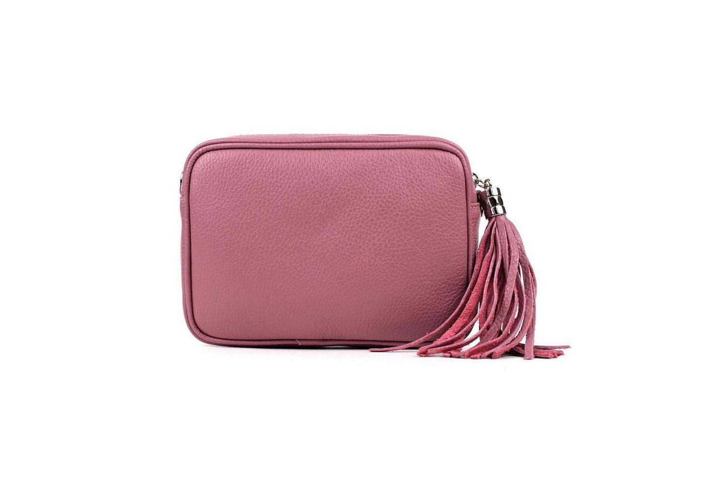 ITALYSHOP24 Schultertasche Made in Italy Damen Leder Tasche CrossOver, als Schultertasche, CrossBody, Umhängetasche tragbar von ITALYSHOP24